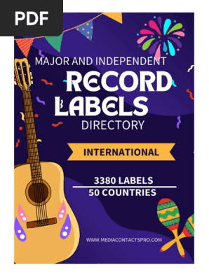 Music Industry Major Independent Record Labels International  