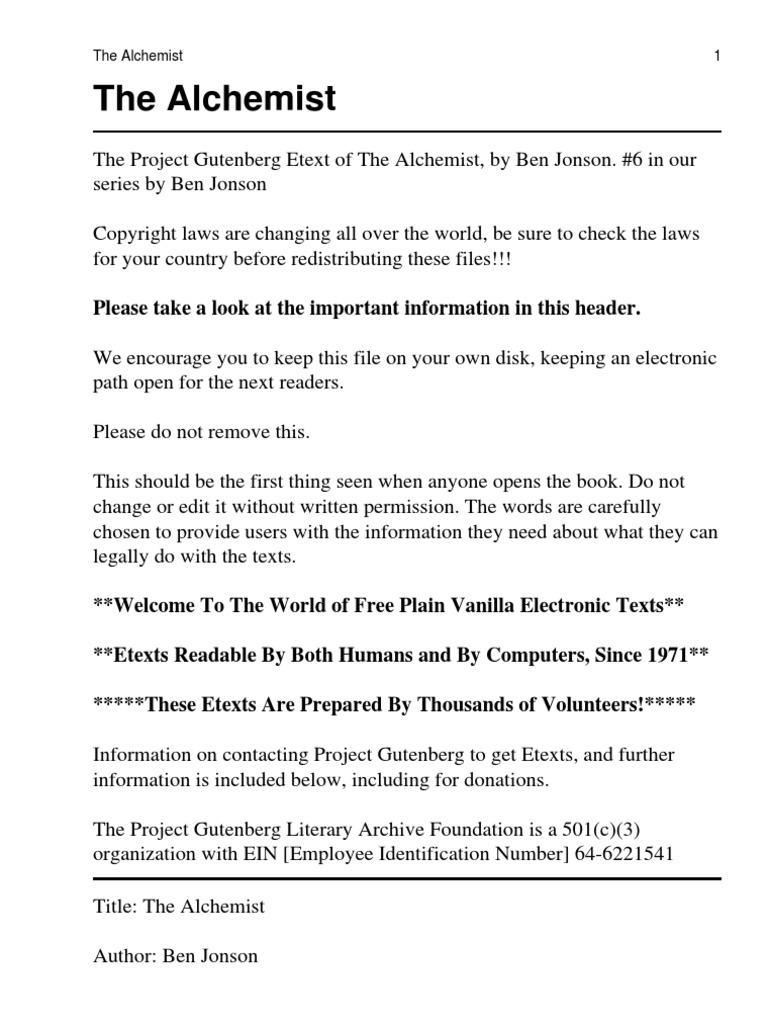 The Alchemist Pdf Full Text – The Alchemist Book Pdf – WLVI