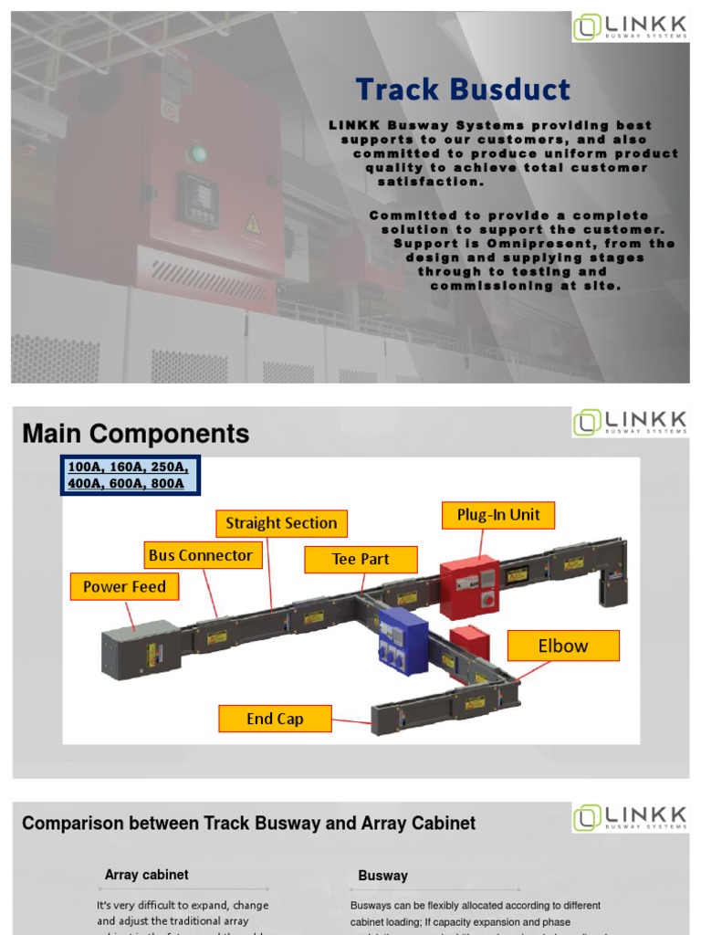 Track Busway System Overview | PDF | Electrical Connector | Electrical ...