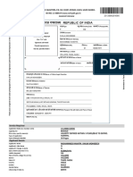 Application Form For Indian Passport Arn - 23-2000154596