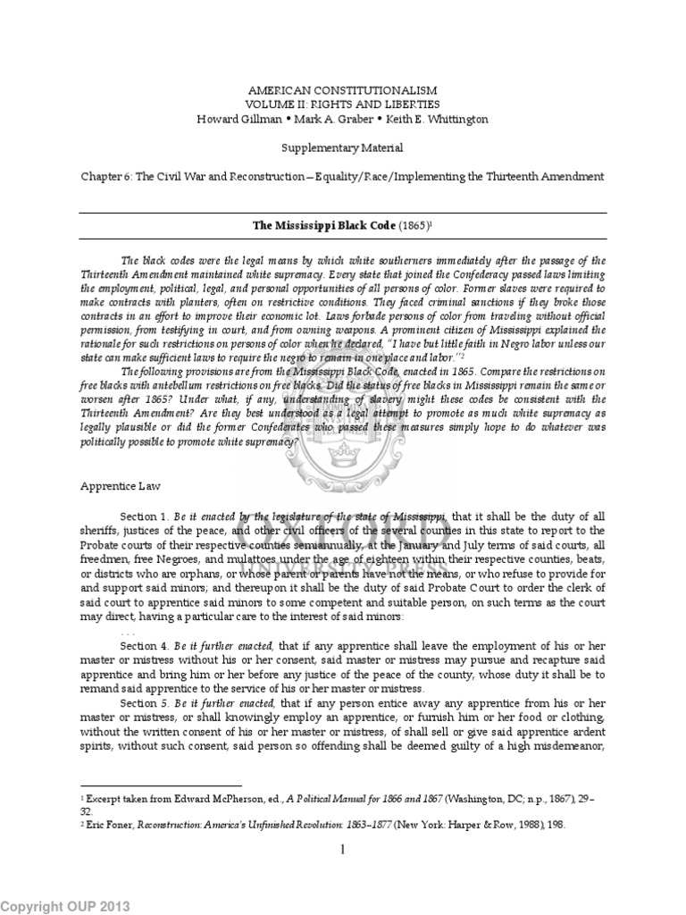 Themississippi PDF Thirteenth Amendment To The United States