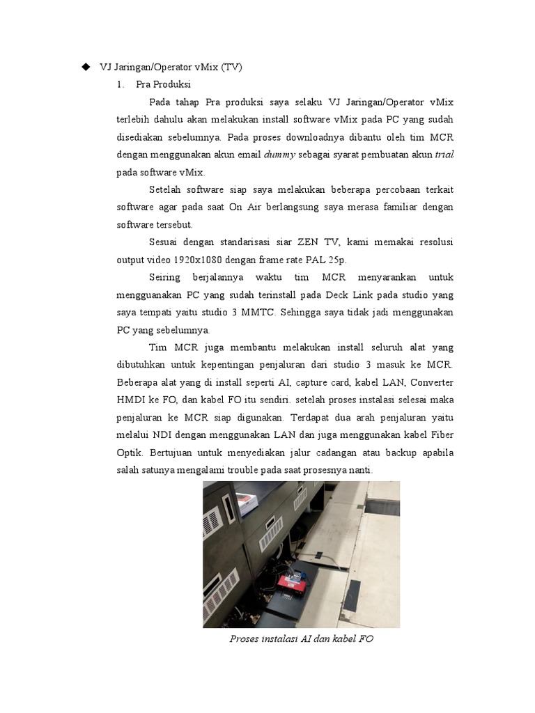 Panduan Lengkap VJ Operator vMix TV | PDF | Komputer