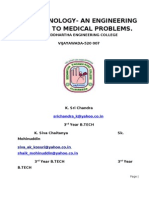 Nanotechnology-An Engineering Solution To Medical Problems