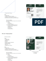 FAAlHokair - ID Card Design Options, Contact Sheet