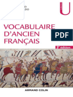 Vocabulaire d'Ancien Francais