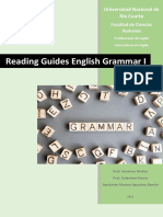 Reading Guides English Grammar I - 2022