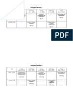 2022-23 First Final Exam Schedule Regular