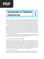 Introduction To Software Engineering: 1.1 The Evolving Role of Software