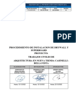 SIG-SG-PR-02 Procedimiento de Instalacion de Drywall y Superboard