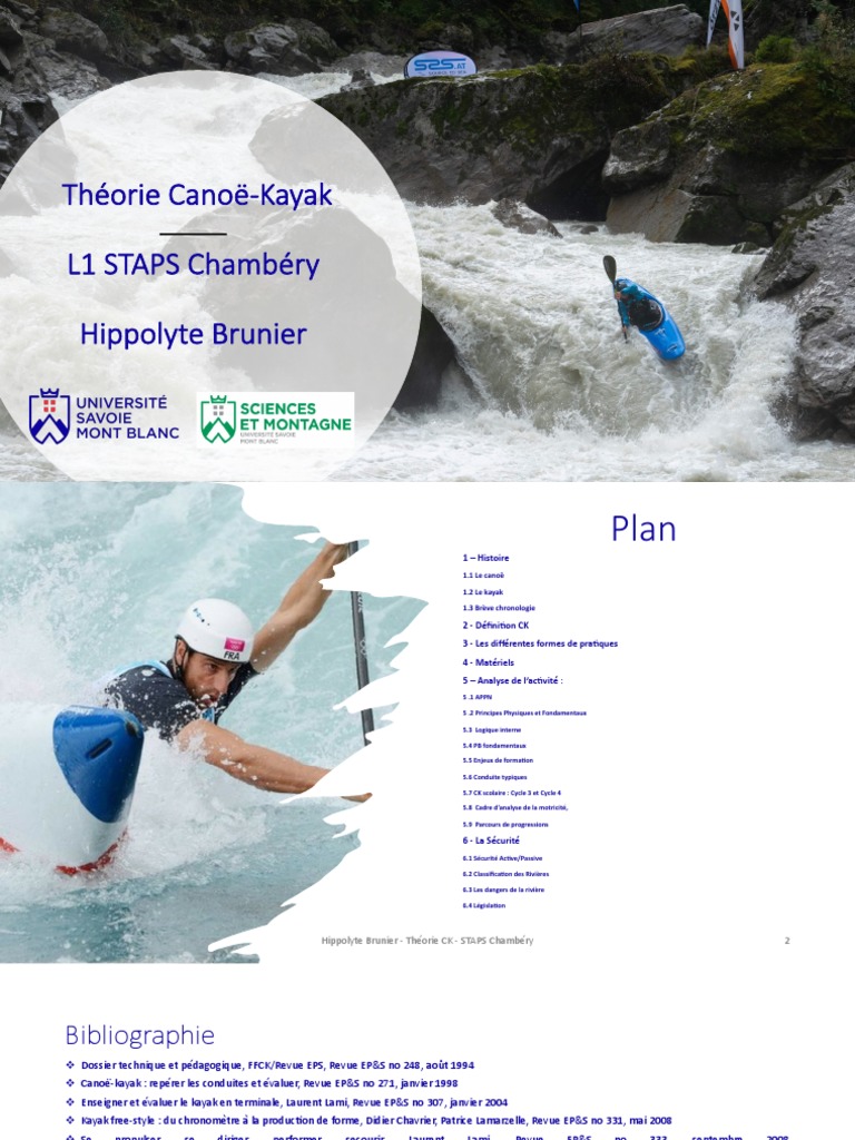 Théorie du Canoë-Kayak en Pratique | PDF | Pagayer | Sports nautiques