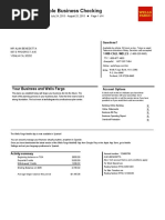 Business Bank Statement Wells Fargo | PDF | Overdraft | Transaction Account