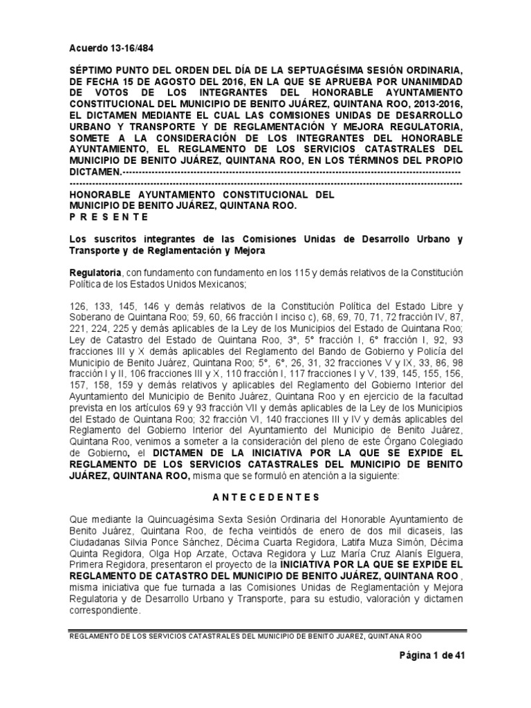 15-reg-servicios-catastrales-25-oct-2016-pdf-geodesia-gobierno-local