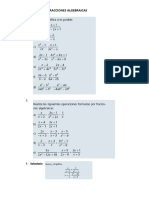 Fracciones Algebraicas