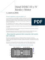 Detroit Diesel DDEC III y IV ECM Vehículo y Motor Conectores