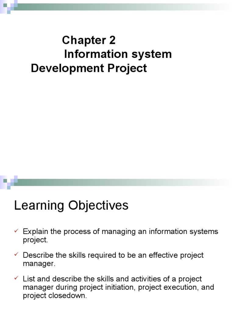 Sad CH 02 | PDF | Project Management | Systems Science