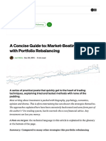 A Concise Guide To - Market-Beating Investing With Portfolio Rebalancing - by Joel White - Medium