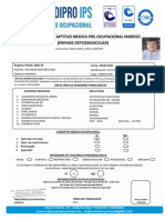 CERTIFICADO DE APTITUD MEDICA PRE-OCUPACIONAL PARA CONDUCTOR