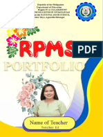 Republic of the Philippines Department of Education Portfolio