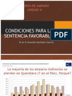 U1. Condiciones Sentencia Favorable