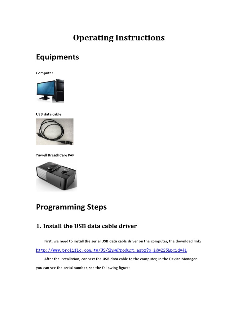 Operating Instruction | PDF