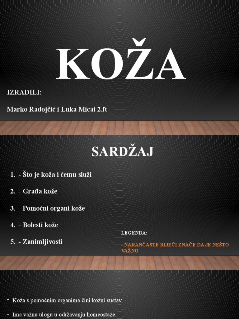 Koža 1 | PDF