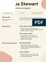 Brown Abstract Professional Resume Template