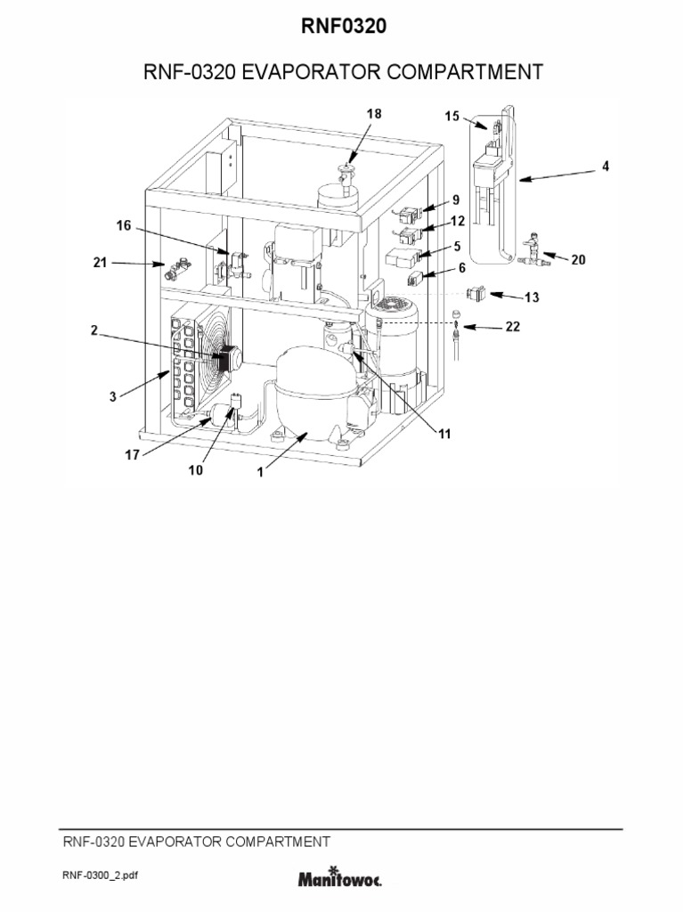 RNF0300 Evaporator Compartment PDF Manufactured Goods Electricity