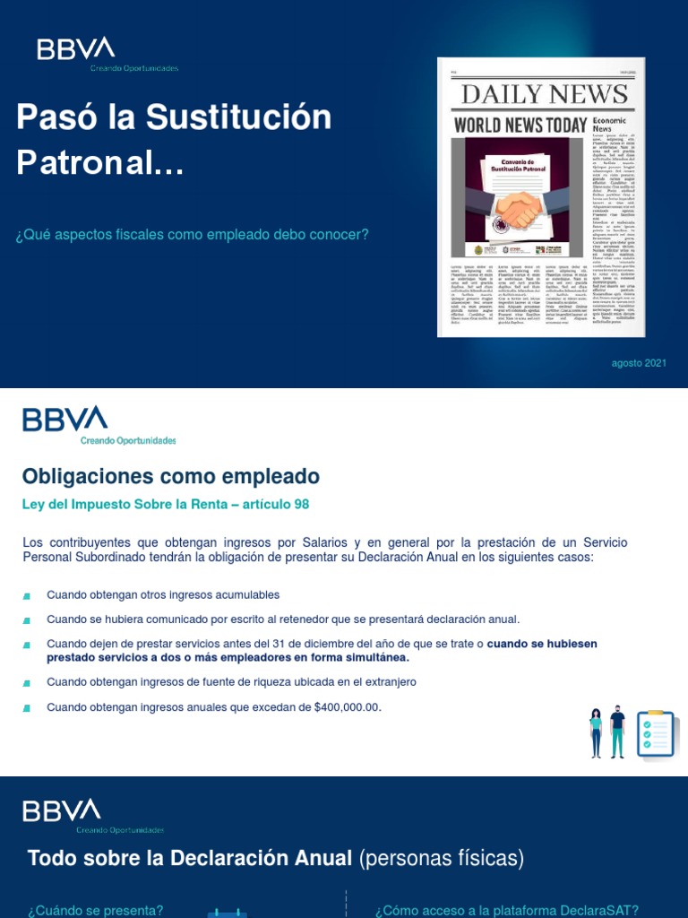 Manual para Declarar Sat | PDF | Impuesto sobre la renta | Impuestos