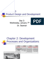 Product design process and AMF organizational case