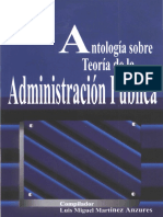 Antología Sobre Teoría de La Administración Pública