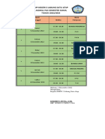 Jadwal Pas Ganjil 2022