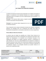 Informe Mesas de Trabajo de Derechos Humanos