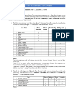 Cost Concept and Classification Quiz and Solution