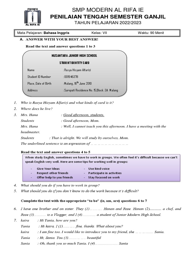 7 Pts1 22 23 Big Soal Pdf