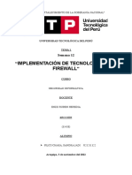 Implementación de Seguridad Con Firewall - Semana 12