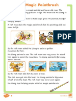 The Magic Paintbrush Differentiated Reading Comprehension - English