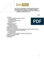 PROTOCOLO INTEGRAL PARA LA PREVENCIÓN Y ORIENTACIÓN INSTITUCIONAL FRENTE A CONDUCTAS DE VIOLENCIA SEXUAL, EN EL ÁMBITO LABORAL Y CONTRACTUAL, EN EL CONGRESO DE LA REPÚBLICA - SENADO DE LA REPÚBLICA Y CÁMARA