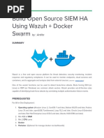 Build_Open_Source_SIEM_HA_Using_Wazuh_Docker