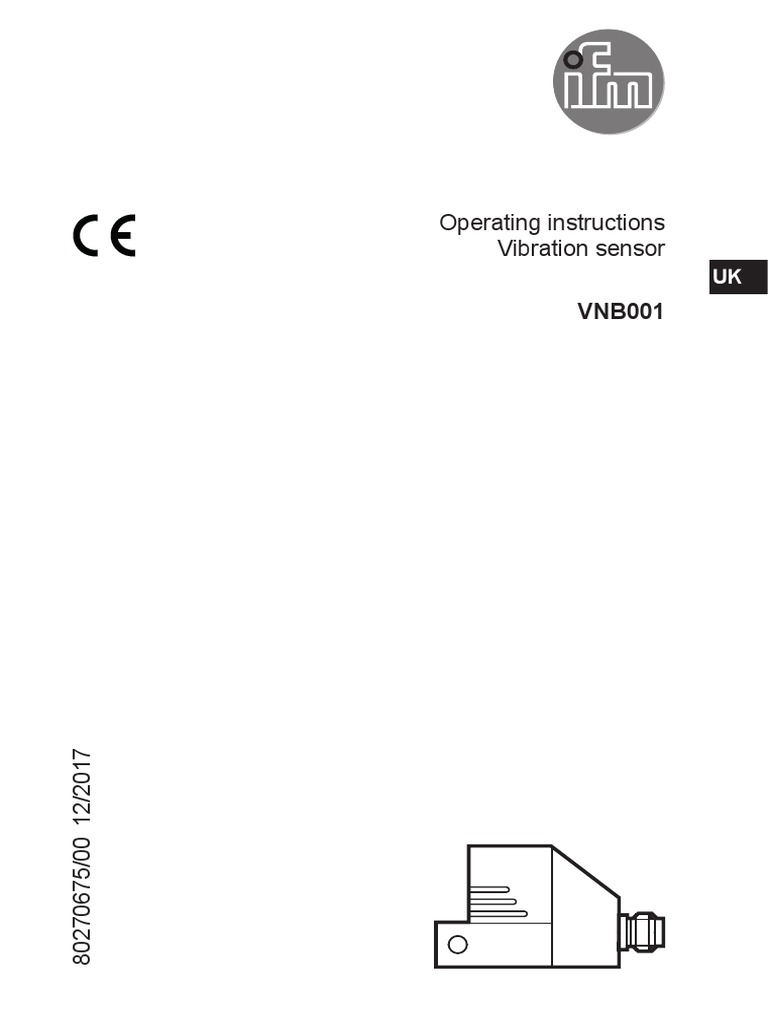 Operating Instructions Vibration Sensor | PDF