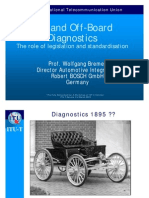 On-And Off-Board Diagnostics: The Role of Legislation and Standardisation