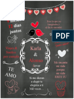 Pizarra San Valentin Editable