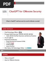 chatGPT for Offensive Security