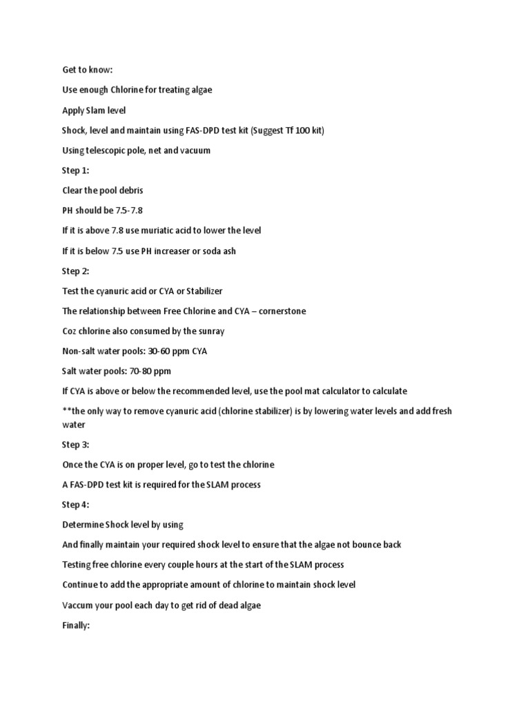 Trouble Free Pool Slam Method