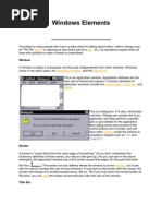 Windows Elements