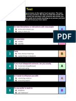 Personality Assessment Test