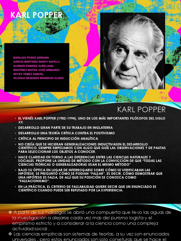 Karl Popper: Falsacionismo y Ciencia | PDF | Determinismo | Karl Popper