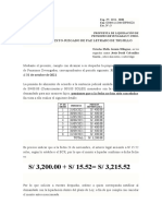 Pido Se Realice Calculo de Pensiones Devengadas - Caso Jasmin Ortecho