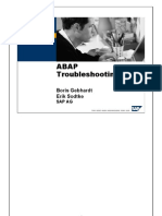 ABAP Troubleshooting