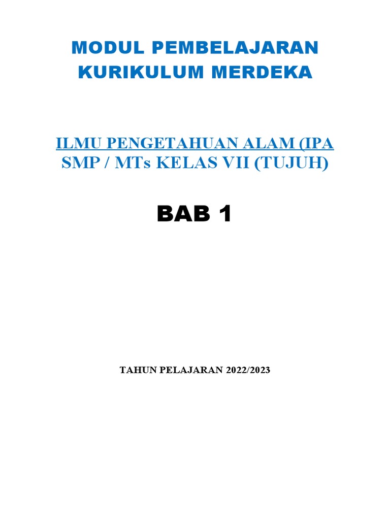 Bab 1 | PDF