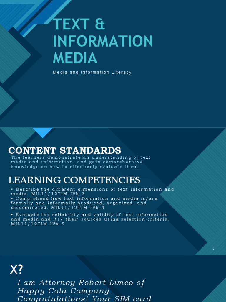 Media and Information Literacy Guide | PDF | Printing | Human Communication